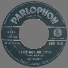 ITALY 1964 05 18 - QMSP 16361 - YOU CAN'T DO THAT ⁄ CAN'T BUY ME LOVE - LABELS - pic 8