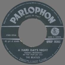 ITALY 1964 06 26 - QMSP 16363 - A HARD DAY'S NIGHT ⁄ THINGS WE SAID TODAY - B - LABELS - pic 7