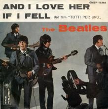 ITALY 1964 09 07 - QMSP 16361 - AND I LOVE HER ⁄ IF I FELL - A - SLEEVES - pic 3