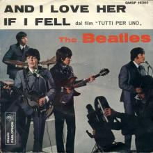 ITALY 1964 09 07 - QMSP 16361 - AND I LOVE HER ⁄ IF I FELL - A - SLEEVES - pic 5