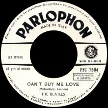 ITALY 1964 09 10 - PFC 7504 - CAN'T BUY ME LOVE / AND I LOVE HER - pic 1