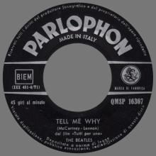 ITALY 1964 09 15 - QMSP 16367 - I SHOULD HAVE KNOWN BETTER ⁄ TELL ME WHY - B - LABELS - pic 6