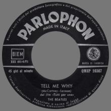 ITALY 1964 09 15 - QMSP 16367 - I SHOULD HAVE KNOWN BETTER ⁄ TELL ME WHY - B - LABELS - pic 8