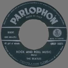ITALY 1964 12 10 - QMSP 16371 - ROCK AND ROLL MUSIC ⁄ I'LL FOLLOW THE SUN - B - LABELS - pic 5