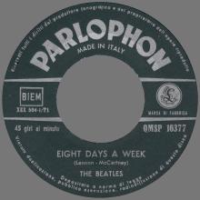 ITALY 1965 04 09 - QMSP 16377 - EIGHT DAYS A WEEK ⁄ I'M A LOSER - B - LABELS - pic 5