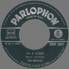 ITALY 1965 04 09 - QMSP 16377 - EIGHT DAYS A WEEK ⁄ I'M A LOSER - B - LABELS - pic 6