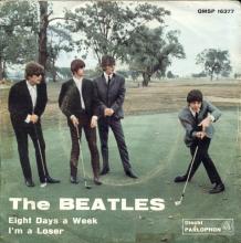 ITALY 1965 04 09 - QMSP 16377 - EIGHT DAYS A WEEK ⁄ I'M A LOSER - A - SLEEVE - pic 1