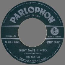 ITALY 1965 04 09 - QMSP 16377 - EIGHT DAYS A WEEK ⁄ I'M A LOSER - B - LABELS - pic 1
