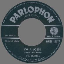 ITALY 1965 04 09 - QMSP 16377 - EIGHT DAYS A WEEK ⁄ I'M A LOSER - B - LABELS - pic 4