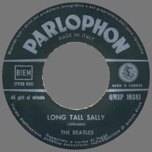 ITALY 1965 06 30 - QMSP 16381 - LONG TALL SALLY ⁄ SHE'S A WOMAN - B - LABELS - pic 3
