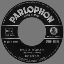 ITALY 1965 06 30 - QMSP 16381 - LONG TALL SALLY ⁄ SHE'S A WOMAN - B - LABELS - pic 6
