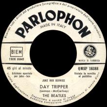ITALY 1966 01 03 - QMSP 16388 - WE CAN WORK IT OUT ⁄ DAY TRIPPER - LABEL A 3 - JUKE BOX SERVICE - pic 2