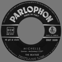 ITALY 1966 02 14 - QMSP 16389 - MICHELLE ⁄ RUN FOR YOUR LIFE - B - LABELS - pic 3