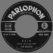 ITALY 1966 02 14 - QMSP 16394 - PAPERBACK WRITER ⁄ RAIN - B - LABELS - pic 6