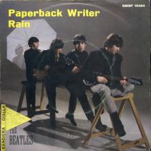ITALY 1966 02 14 - QMSP 16394 - PAPERBACK WRITER ⁄ RAIN - A - SLEEVES - pic 3