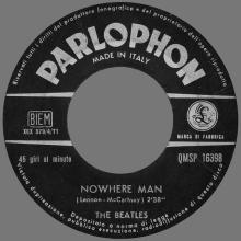 ITALY 1966 04 22 - QMSP 16398 - GIRL ⁄ NOWHERE MAN - B - LABELS - pic 6
