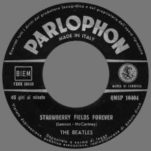 ITALY 1967 02 14 - QMSP 16404 - STRAWBERRY FIELDS FOREVER ⁄ PENNY LANE - B - LABELS - pic 3