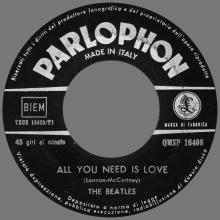 ITALY 1967 07 04 - QMSP 16406 - ALL YOU NEED IS LOVE ⁄BABY, YOU'RE A RICH MAN  - pic 3