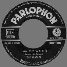ITALY 1967 11 17 -20 - QMSP 16415 - HELLO, GOODBYE ⁄ I AM THE WALRUS - pic 6