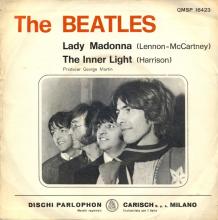 ITALY 1968 03 07 - QMSP 16423 - LADY MADONNA ⁄ THE INNER LIGHT - A - SLEEVES - pic 1