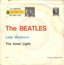 ITALY 1968 03 07 - QMSP 16423 - LADY MADONNA ⁄ THE INNER LIGHT - A - SLEEVES - pic 4