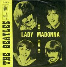 ITALY 1968 03 07 - QMSP 16423 - LADY MADONNA ⁄ THE INNER LIGHT - A - SLEEVES - pic 5