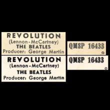 ITALY 1968 08 19 - A - QMSP 16433 - HEY JUDE ⁄ REVOLUTION - LABEL 1 AND 2 - pic 5