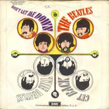 ITALY 1969 04 16 - 3C 006-04084 M ⁄ QMSP 16454 - GET BACK ⁄ DON'T LET ME DOWN - A - SLEEVE - pic 1