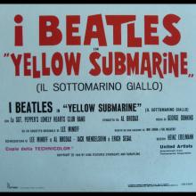 ITALY 1968 I BEATLES YELLOW SUBMARINE - 3TH EDITION 1970 - MOVIEPOSTER FILMPOSTER LOCANDINA - 30 X 70 - pic 1