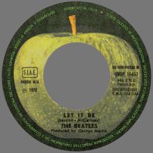 ITALY 1970 02 12 - QMSP 16467 ⁄ 3C 006-04353 M - LET IT BE ⁄ YOU KNOW MY NAME - B - LABELS - pic 5