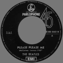 ITALY 1970 05 00 - 1963 11 12 - 3C 006-04451 M - PLEASE PLEASE ME ⁄ ASK ME WHY - FLASH BACK 19 - B - LABEL - pic 3