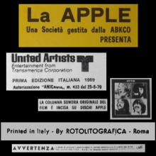 ITALY 1970 LET IT BE - 1970 - 70cm-30cm - BEATLES FILMPOSTER MOVIEPOSTER FOTOBUSTA - pic 1