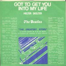 ITALY 1976 07 11 - 3C 006-06167 - GOT TO GET YOU INTO MY LIFE ⁄ HELTER SKELTER - A - SLEEVE - pic 1