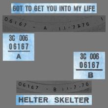 ITALY 1976 07 11 - 3C 006-06167 - GOT TO GET YOU INTO MY LIFE ⁄ HELTER SKELTER - B - LABEL - pic 1