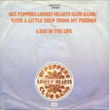 ITALY 1978 10 19 - 3C 006-06843 -SGT PEPPER'S L H C B - WITH A LITTLE HELP FROM MY FRIENDS ⁄ A DAY IN THE LIFE - A -SLEEVE - pic 1