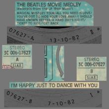 ITALY 1982 10 13 - 1982 10 07 - 3C 006-07627 - MOVIE MEDLEY ⁄ I'M HAPPY JUST TO DANCE WITH YOU - B - RECORDS - pic 1