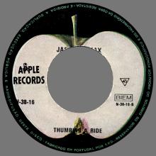 JACKIE LOMAX 1970 02 16 - HOW THE WEB WAS WOVAN ⁄ THUMBING A RIDE -PORTUGAL - APPLE N-38-16  - pic 5