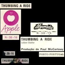 JACKIE LOMAX 1970 02 16 - HOW THE WEB WAS WOVAN ⁄ THUMBING A RIDE -PORTUGAL - APPLE N-38-16  - pic 6