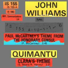 JOHN WILLIAMS - THE HONORARY CONSUL - UK - IS 155 - pic 4