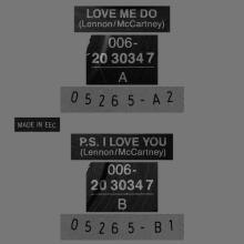 LOVE ME DO - P.S. I LOVE YOU - 1992 - 006- 20 3034 7 - 2 - RECORDS - pic 1