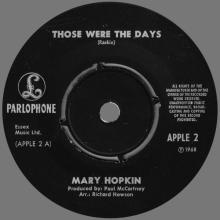MARY HOPKIN - 1968 08 31 - THOSE WERE THE DAYS ⁄ TURN, TURN, TURN - NORWAY - APPLE 2 - pic 3