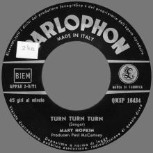 MARY HOPKIN - 1968 09 03 - THOSE WERE THE DAYS ⁄ TURN, TURN, TURN - ITALY - APPLE 2 - pic 5