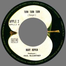 MARY HOPKIN - 1968 09 16 - THOSE WERE THE DAYS ⁄ TURN, TURN, TURN - ITALY - APPLE 2 - QUELLI ERANO GIORNI - pic 5