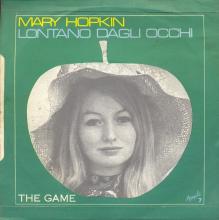 MARY HOPKIN - 1969 01 17 - LONTANO DAGLI OCCHI ⁄ THE GAME - APPLE 7 - ITALY - pic 2