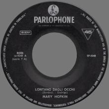 MARY HOPKIN - 1969 01 17 - LONTANO DAGLI OCCHI ⁄ THE GAME - APPLE 7 - SP-8248 - YUGOSLAVIA  - pic 3