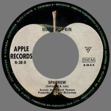 MARY HOPKIN - 1969 03 28 - GOODBYE ⁄ SPARROW - APPLE 10 - PORTUGAL - N-38-8 - pic 5