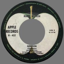 MARY HOPKIN - 1969 03 28 - GOODBYE ⁄ SPARROW - APPLE 10 - SPAIN - H-452 - ADIOS ⁄ GORRION  - pic 5
