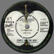 MARY HOPKIN - 1969 07 31 - PEBBLE AND THE MAN - WALLS ICE CREAM EP - APPLE EP - CT.1 - UK - pic 5