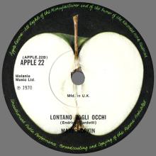 MARY HOPKIN - 1970 01 16 - TEMMA HARBOUR ⁄ LONTANO DAGLI OCCHI - APPLE 22 - UK  - pic 5