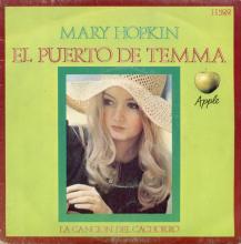 MARY HOPKIN - 1970 01 29 - TEMMA HARBOUR ⁄ THE PUPPY SONG - EL PUERTO DE TEMMA ⁄ LA CANCION DEL CACHORRO - H 522 - SPAIN - pic 1
